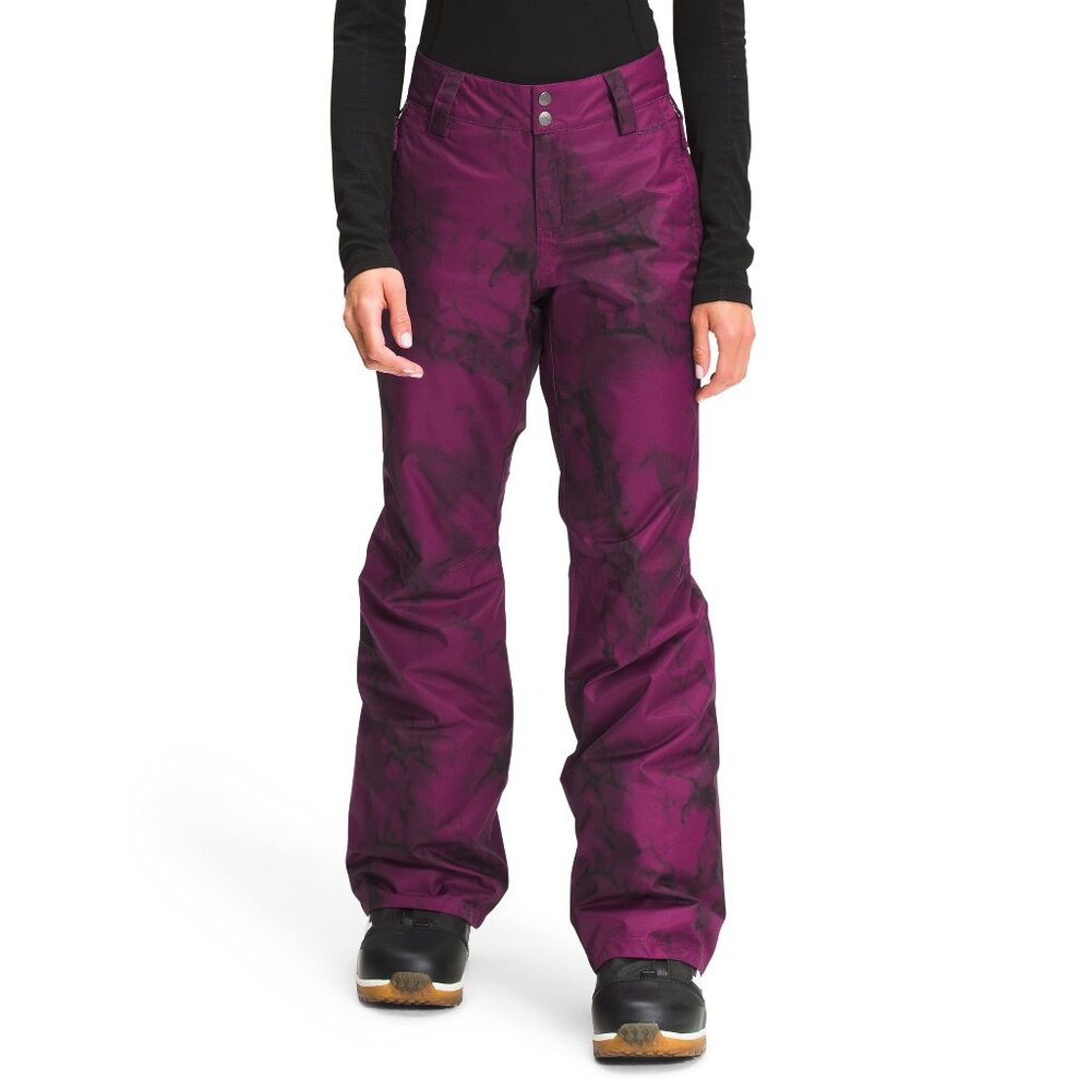 The North Face Women's Sally Snow Pants Size XXL/Short Pamplona Purple Marble Ca